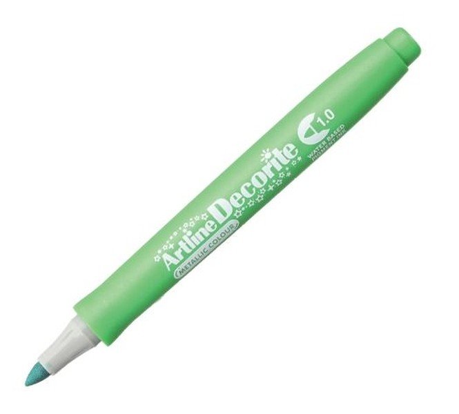 Artline Decorite Marker Kalem Yuvarlak Uç 1.0 Metallic Green