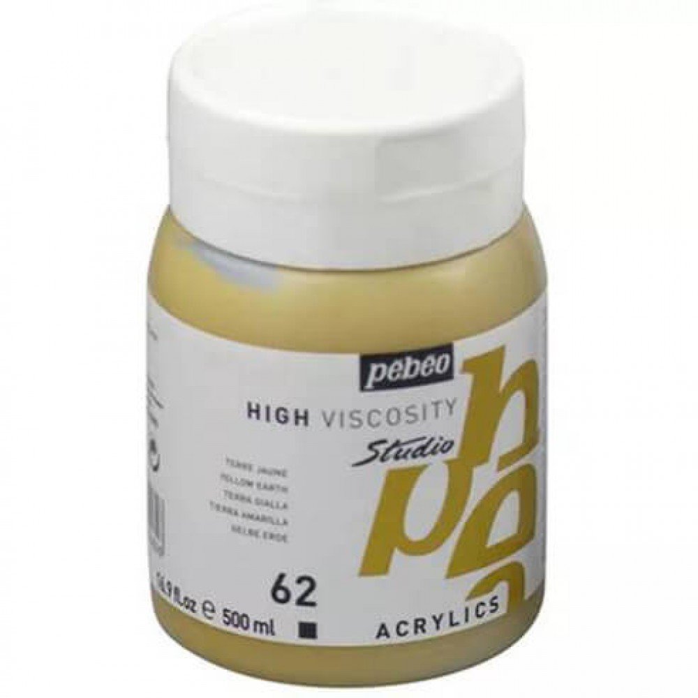 Pebeo Studio Akrilik Boya 500ml 62 Yellow Earth