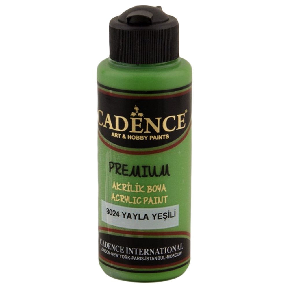 Cadence Premium Akrilik Boya 120ml 8024 Yayla Yeşili