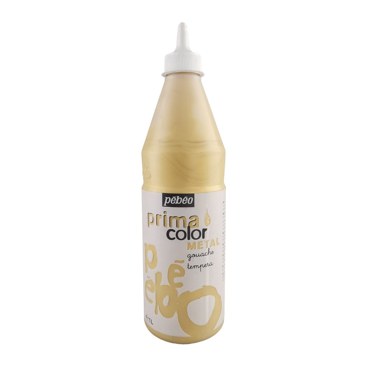 Pebeo Primacolor Guaj Boya Metalik Renkler 1lt Gold Altın