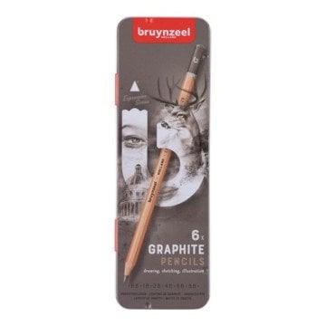 Bruynzeel Expression Graphite Dereceli Karakalem Seti 6lı