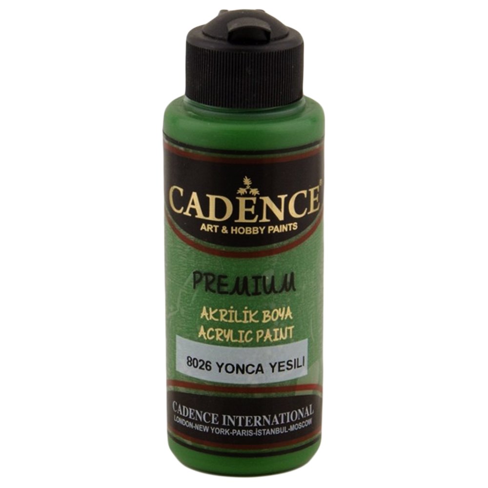 Cadence Premium Akrilik Boya 120ml 8026 Yonca Yeşili