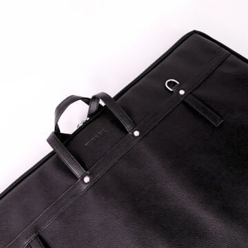 BBack Soft Deri Proje Çantası 55x75cm Siyah
