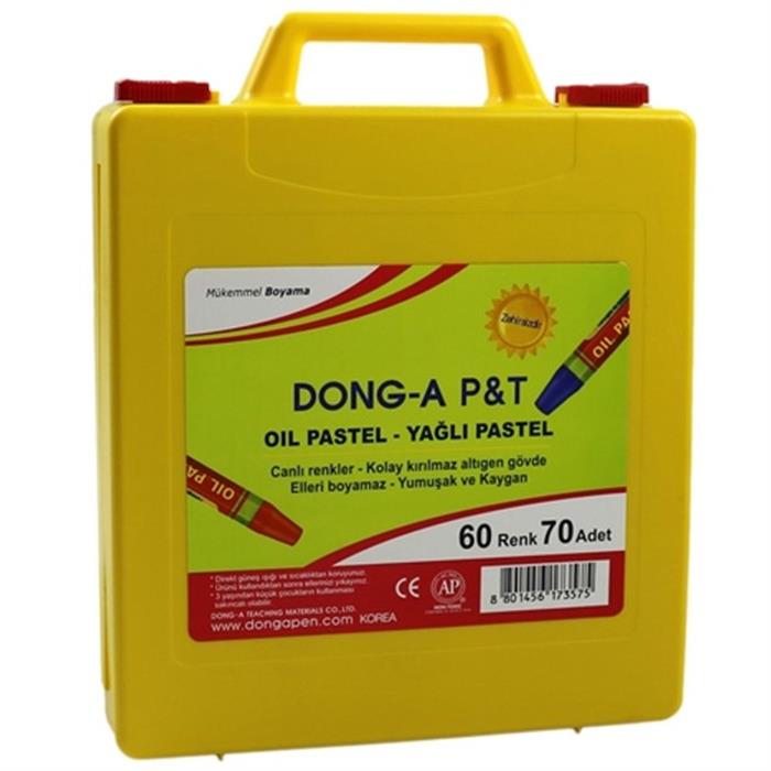 Dong-A Toru 60 Renk 70li Pastel Boya Plastik Çanta