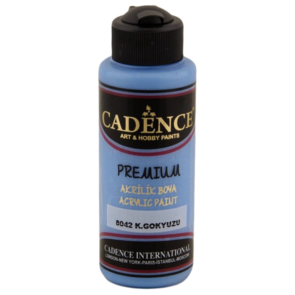 Cadence Premium Akrilik Boya 120ml 8042 K. Gökyüzü
