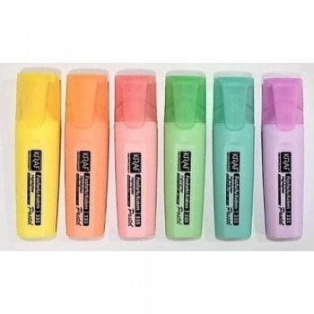 Kraf Fosforlu Kalem Pastel 6 lı