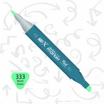 ART-X Çift Uçlu Sketch Marker Kalem 333 Bluish Green