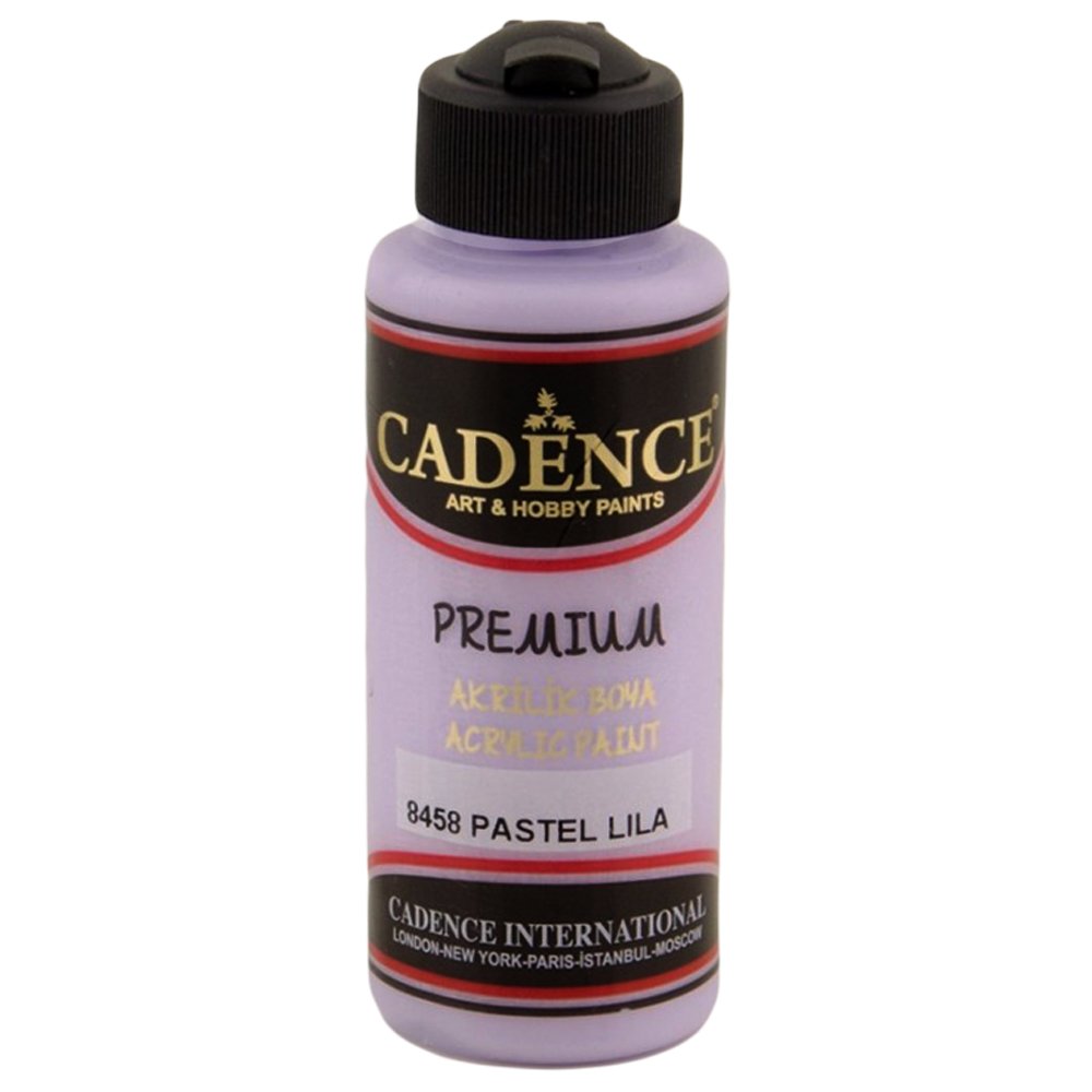 Cadence Premium Akrilik Boya 120ml 8458 Pastel Lila