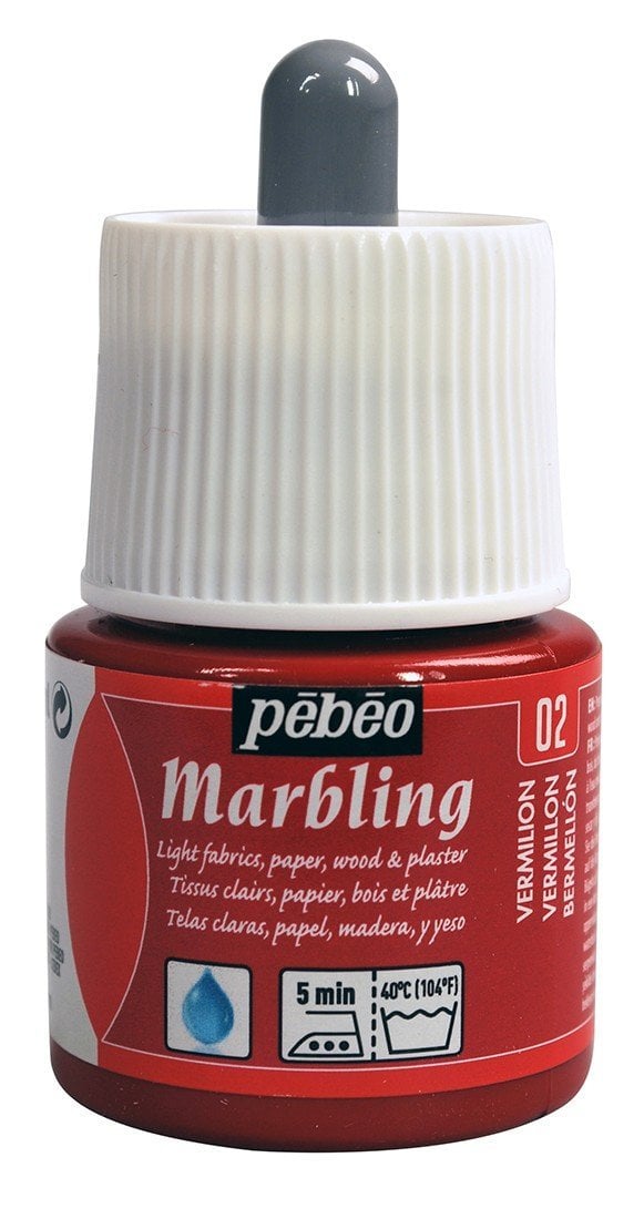 Pebeo Marbling Ebru Boyası 45ml 02 Vermillion