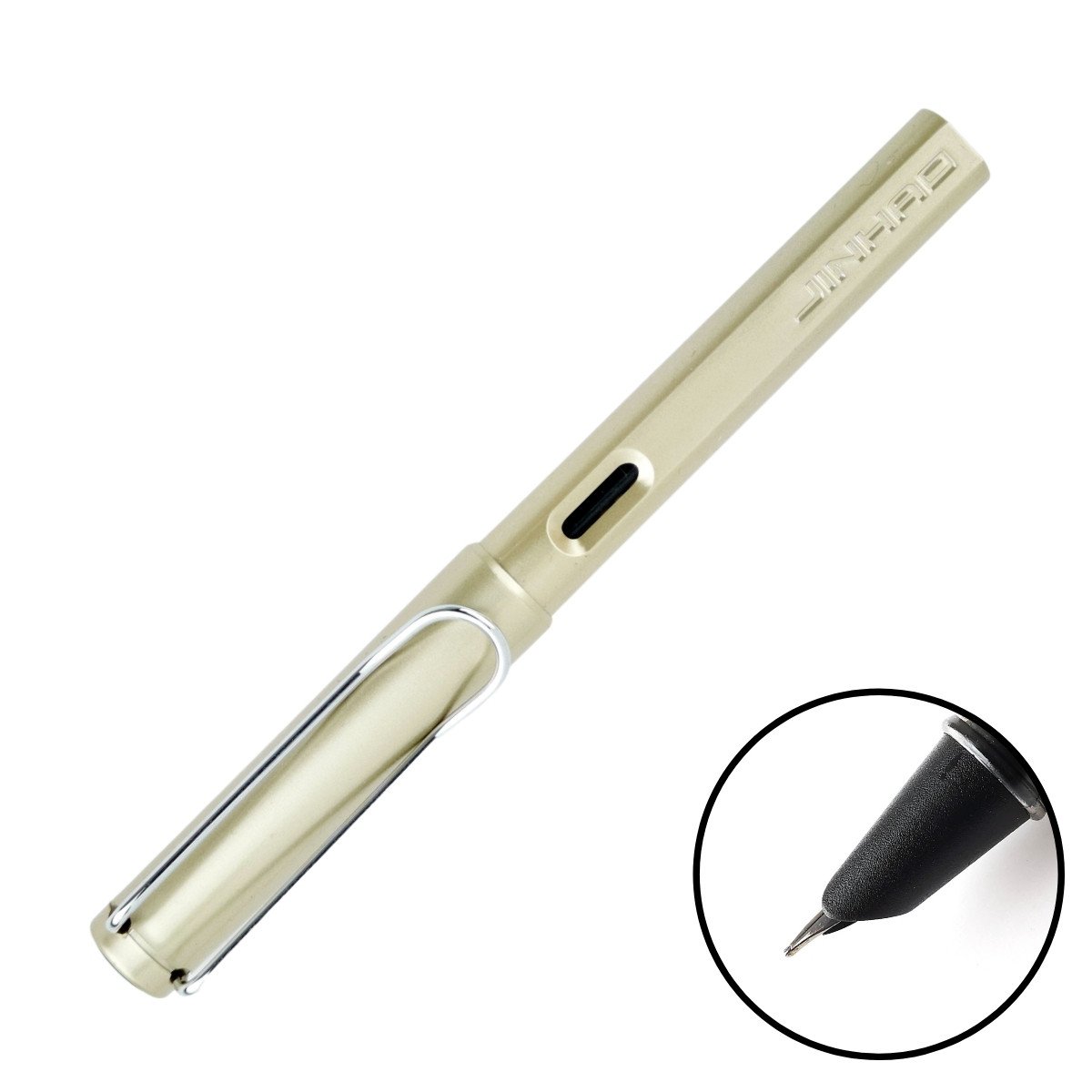 Jinhao Dolma Kalem Extra Fine Metalik Altın