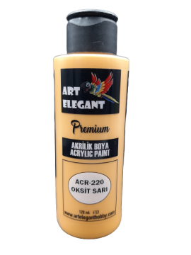 Art Elegant Akrilik Boya 120ml Acr-220 Oksit Sarı