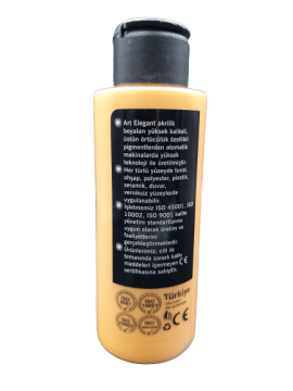 Art Elegant Akrilik Boya 120ml Acr-220 Oksit Sarı