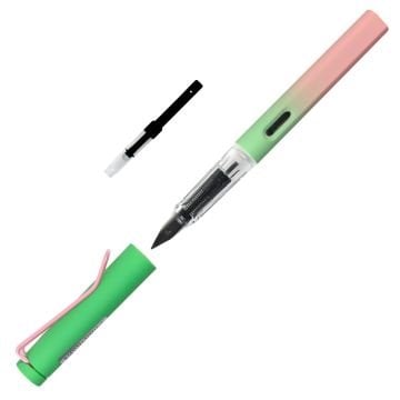 Art Elegant Dolma Kalem Extra Fine Mat Yeşil Pembe