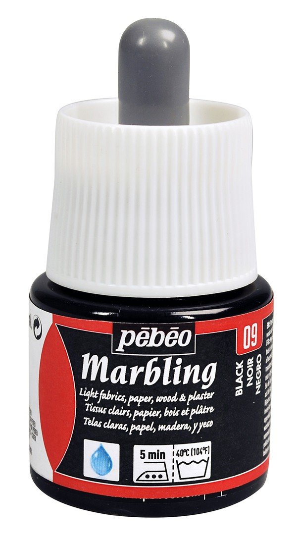 Pebeo Marbling Ebru Boyası 45ml 09 Black