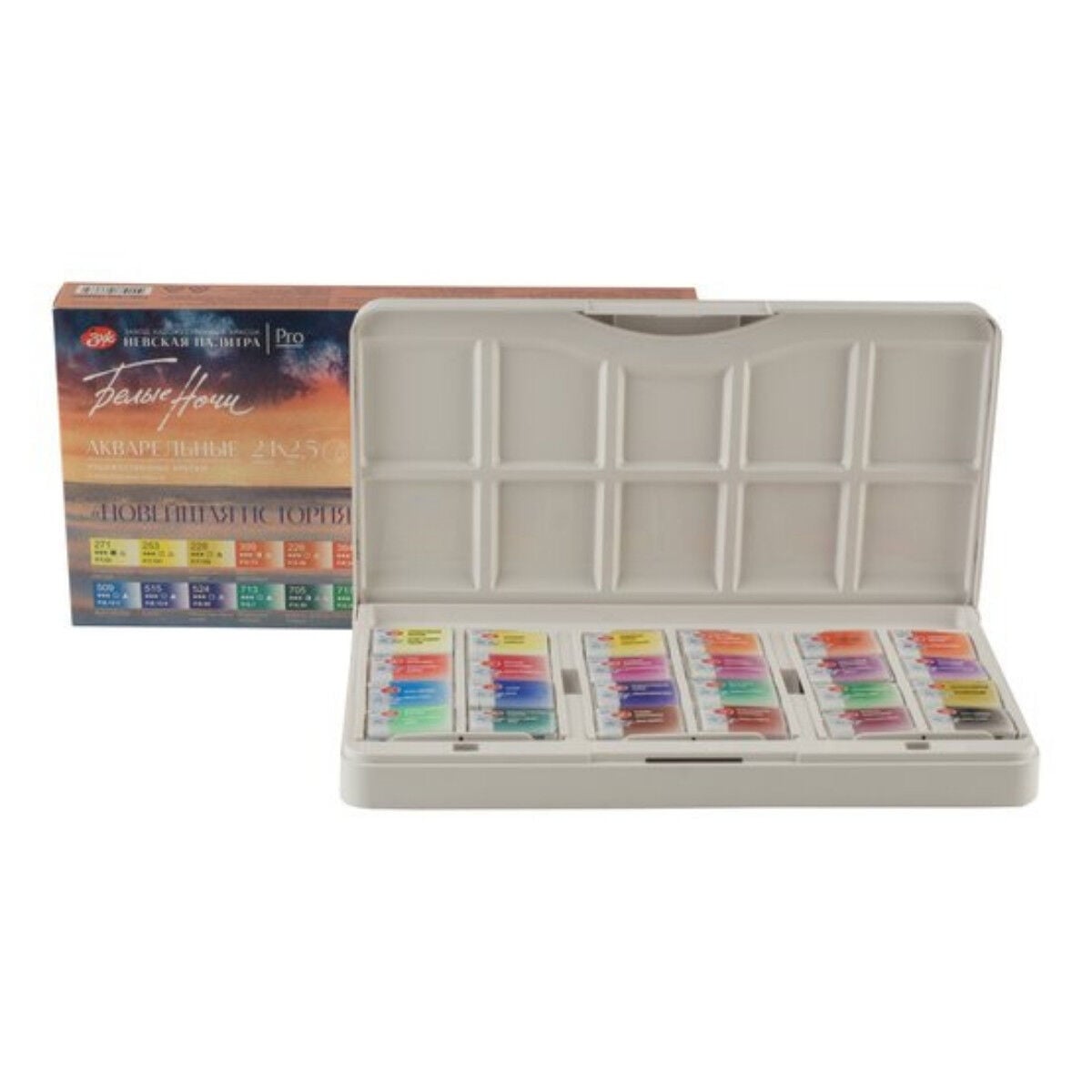 St. Petersburg White Nights Sulu Boya Tablet Seti 24x2.5ml Modern History