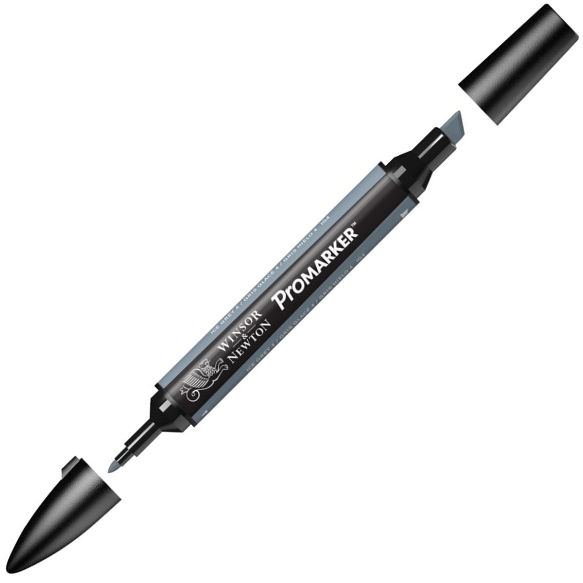 Promarker Winsor&Newton Letraset Twin Tip - Punta Sottile E Scalpello - Colore IG3 Ice Grey 3