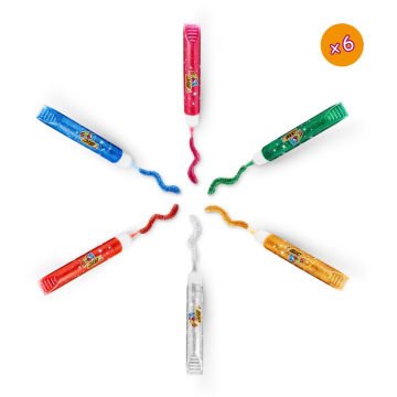 Bic Simli Sıvı Yapıştırıcı 6 Renk Metalik