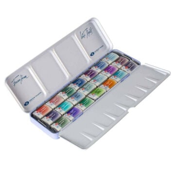 St. Petersburg White Nights Sulu Boya Tablet Seti 21x2.5ml Metal Kutu