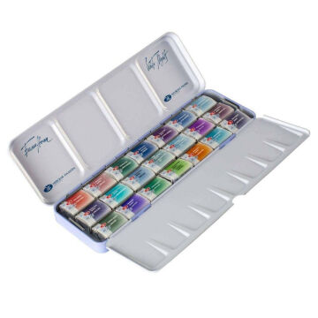 St. Petersburg White Nights Sulu Boya Tablet Seti 21x2.5ml Metal Kutu