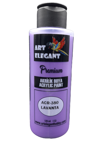 Art Elegant Akrilik Boya 120ml Acr-380 Lavanta