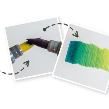 Faber Castell Goldfaber Aqua Çift Uçlu Marker Seti 6lı Graffiti