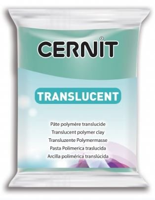 Cernit Translucent Polimer Kil 56g 620 Emerald Green
