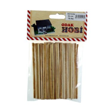 Odak Hobi Çıta 3x3 10cm 75li Paket
