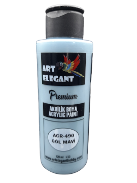 Art Elegant Akrilik Boya 120ml Acr-490 Göl Mavi