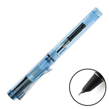 Jinhao Dolma Kalem Extra Fine Şeffaf Mavi