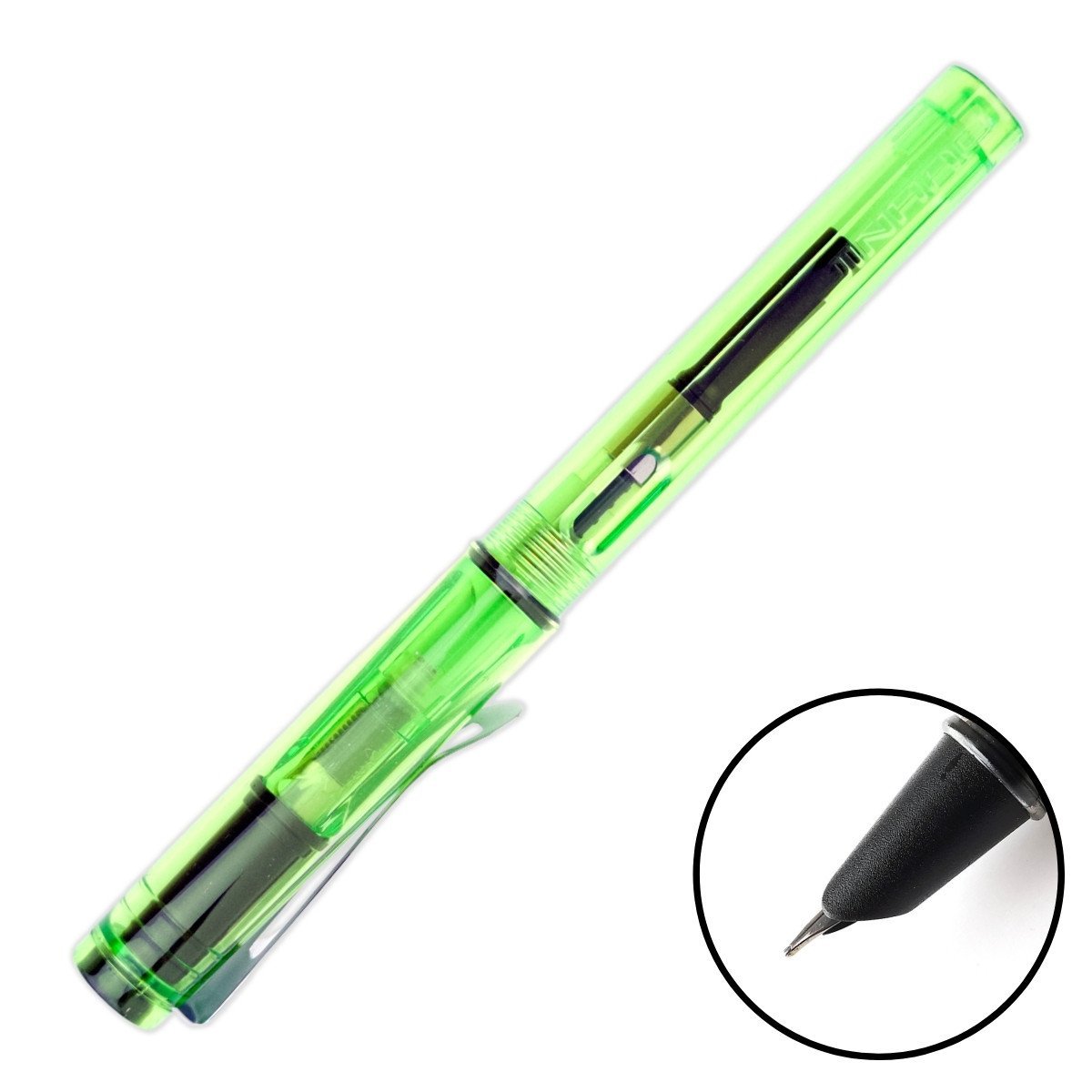 Jinhao Dolma Kalem Extra Fine Şeffaf Yeşil