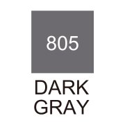 Zig Kurecolor Kc3000 Twin S Marker Kalem 805 Dark Gray
