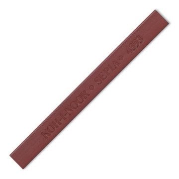 Koh-i Noor Brown Drawing Chalks Carre 7x7 4393 Tekli