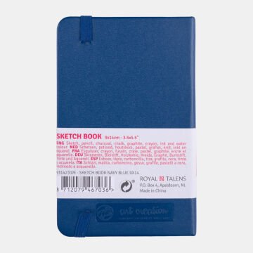 Talens Art Creation Eskiz Bloğu Sert Kapak 140gr 9x14cm Navy Blue 80yp