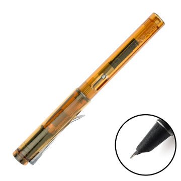 Jinhao Dolma Kalem Extra Fine Şeffaf Kahverengi