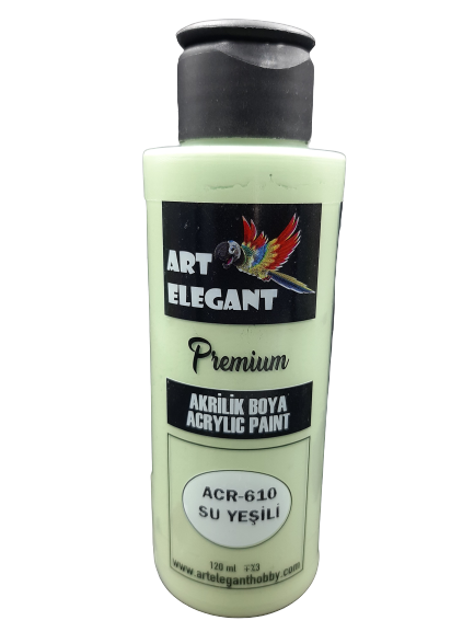 Art Elegant Akrilik Boya 120ml Acr-610 Su Yeşili