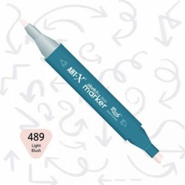 ART-X Çift Uçlu Sketch Marker Kalem 489 Light Blush