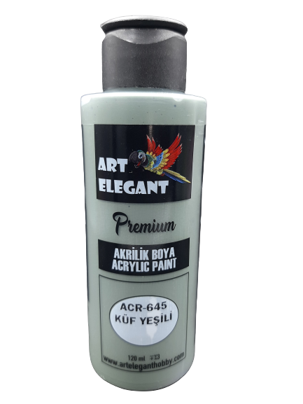 Art Elegant Akrilik Boya 120ml Acr-645 Küf Yeşili