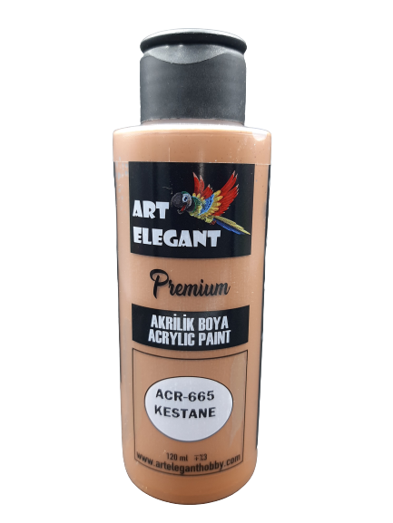 Art Elegant Akrilik Boya 120ml Acr-665 Kestane