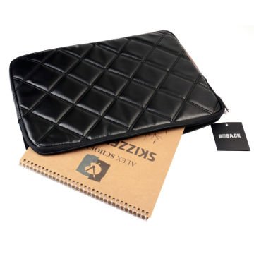 BBack Laptop Çantası Kapitone Siyah 25x36cm