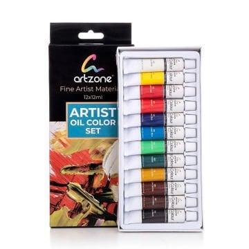 Artzone Artist Yağlı Boya 12x12ml Set