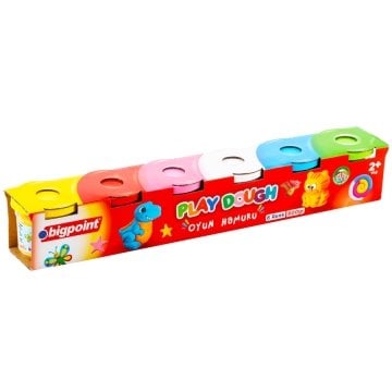 Bigpoint Oyun Hamuru 6lı Set 600gr