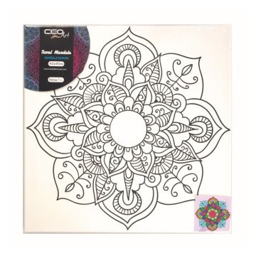 Ceo Art Tuval Mandala 40x40cm Gonca