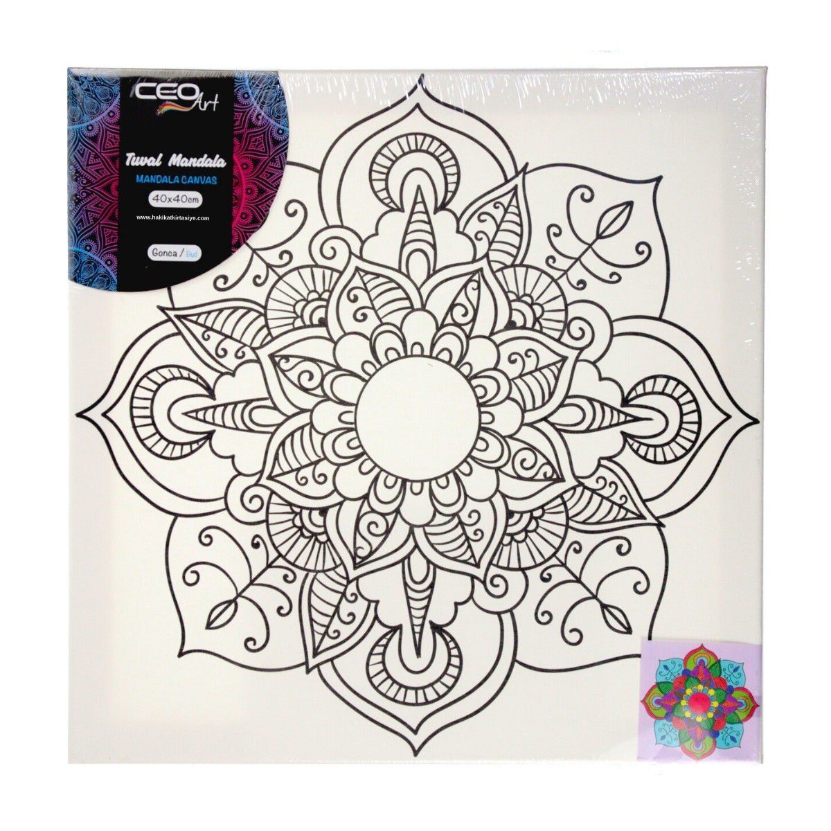 Ceo Art Tuval Mandala 40x40cm Gonca
