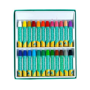 Adel Yağlı Pastel Boya Seti 24 Renk