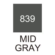 Zig Kurecolor KC3000 Twin S Marker Kalem 838-839 Mid Gray