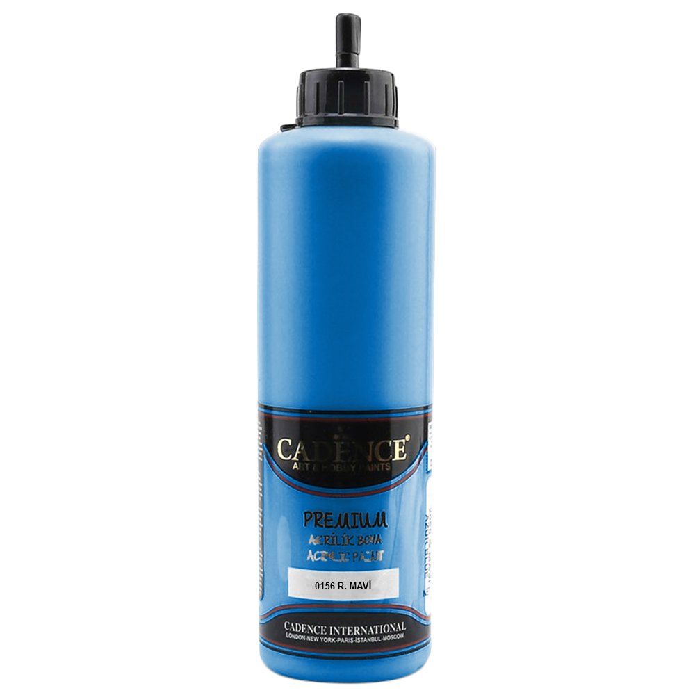 Cadence Premium Akrilik Boya 500ml 0156 R. Mavi