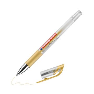 Edding 2185 Crystaljely Gel Roller 3lü Set Metalik-Beyaz-Gümüş-Altın