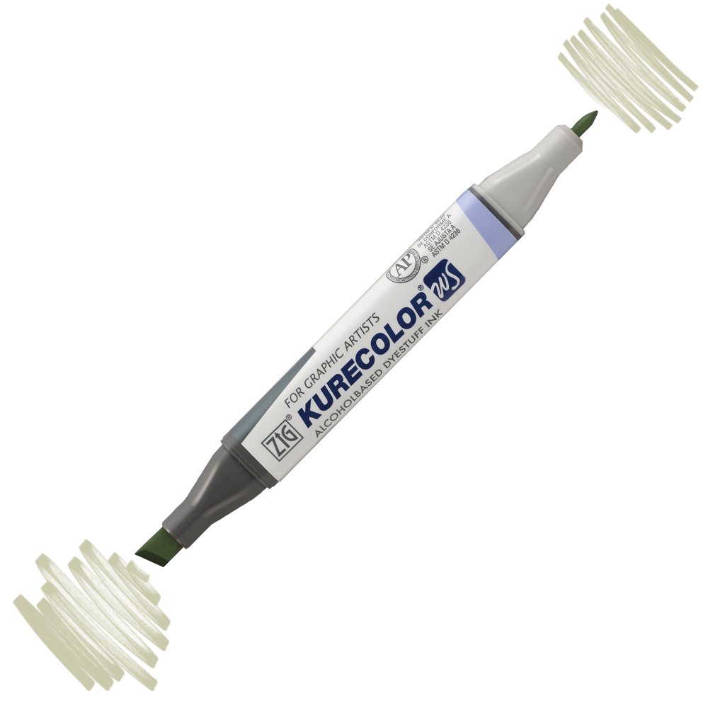 Zig Kurecolor Kc3000 Twin S Marker Kalem 841 Pale Dawn Gray