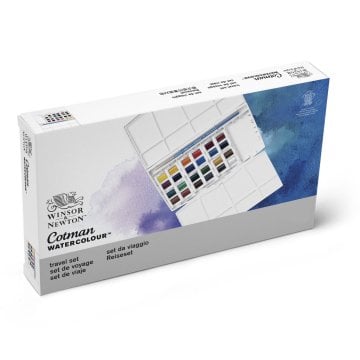 Winsor Newton Cotman 24lü Tablet Sulu Boya Seti 0390376