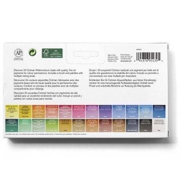 Winsor Newton Cotman 24lü Tablet Sulu Boya Seti 0390376